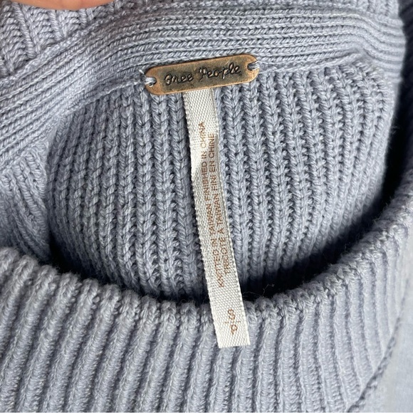 Free People Easy Street Tunic Vest Pale Blue Size S - Picture 7 of 9